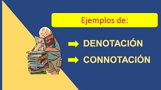 Denotacion y connotacion  ejemplos con videos [upl. by Hanahsuar414]