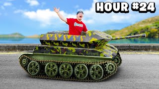 Spending 24 Hours In Mini Tanks [upl. by Winikka]