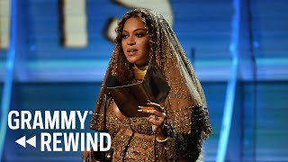 Beyoncé Wins Best Urban Contemporary Album For Lemonade In 2017  GRAMMY Rewind [upl. by Hamachi]