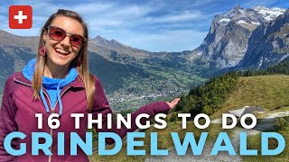 16 Things To Do In Grindelwald Switzerland  Jungfraujoch First Cliff Walk Bachalpsee Pfingstegg [upl. by Noonberg]