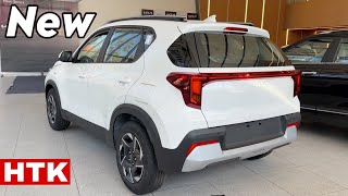 KIA SONET HTK 2024 New Model Value For Money New KIA Sonet Htk White colour Second Base Model Review [upl. by Silvain]