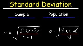 How to Calculate Standard Deviation and Variance by Hand [upl. by Lin796]