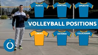 NAMES of VOLLEYBALL PLAYERS 👕 Volleyball POSITIONS Explained [upl. by Imnubulo]