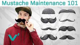 Mustache Growth and Maintenance 101  How To Grow A Mustache [upl. by Pavior]