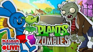 DANNO PLAYS PLANTS VS ZOMBIES [upl. by Tterraj]