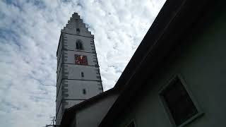 12UhrLäuten der katholischen St Johannes Baptist Kirche Ailingen [upl. by Engvall293]