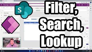 How to Use the Filter Lookup and Search Formula in Power Apps with Examples  2023 Tutorial [upl. by Nnaj20]