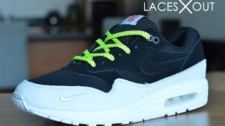 How to Lace Nike quotAir Maxquot 1s aka 87s  Step by Step Lacing Tutorial [upl. by Notsirt]