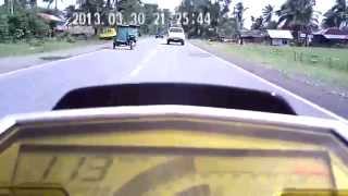 Kawasaki Z1000 2013Top Speed [upl. by Ahsiuqal]