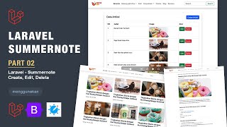 ☀️Laravel Summernote  Part 02 [upl. by Spracklen36]