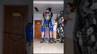 Torang pasukan damai batudaa versi robot Transformers Optimus prime [upl. by Munmro]