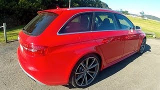 2013 Audi RS 4 Avant 0100kmh and acceleration [upl. by Euqenimod389]