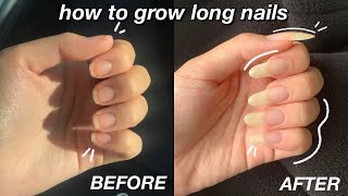 HOW TO GROW LONG NAILS tips for healthy amp strong nails  Ep 3 💅🏻 [upl. by Bettzel]