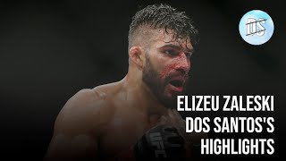 Elizeu Zaleski Dos Santos Reacts To Controversial Referee ‘He’s Putting People In Danger’  UFC 267 [upl. by Ennovihs350]