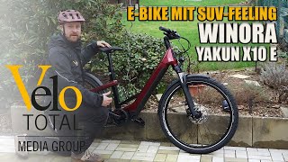 WINORA Yakun X10 E  ETrekkingbike mit SUVFeeling [upl. by Adnale91]