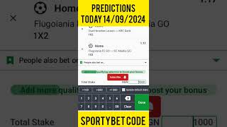 FOOTBALL PREDICTION TODAY 14092024 ACCURATE FOOTBALL PREDICTION TODAY footballpredictions [upl. by Alracal]