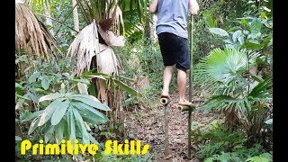 Primitive Skills Stilt Primitive [upl. by Ayatan254]