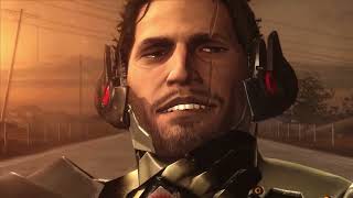 Jetstream Sam Boss Fight with Cutscenes  Metal Gear RisingRevengeance [upl. by Sible]