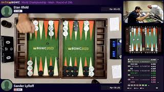 Ilfeld vs Sanders 2023 Backgammon World Championship [upl. by Ahron]