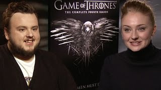 INTERVIEW  GAME OF THRONES  Season 4 [upl. by Hakceber]