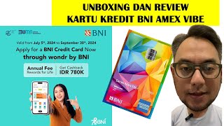 Unboxing dan Review Kartu Kredit BNI Amex Vibe [upl. by Ytak]