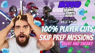 Diamond Casino Heist Skip Preps  100 Cuts  Heist Editor Mod Menu gtaonline [upl. by Joon]