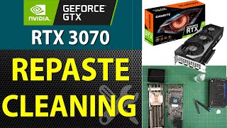 How to Repaste and Clean an RTX 3070 GIGABYTE Video Card  Step by Step [upl. by Bowe]