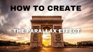 PARALLAX Effect for Drone Shots How to create [upl. by Tenay]