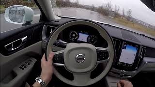 2019 Volvo XC60 T5 AWD 60 FPS POV drive test drive acceleration [upl. by Ennoitna]