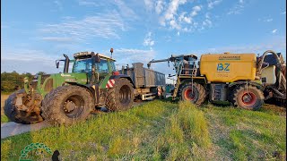 Claas Xerion Saddle Trac 3800  Fendt 714  Fendt 514  Güllezubringer [upl. by Jimmie]