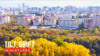 Tilt Shift Есенни миниатюри Въртопо Младост София  Mavic Mini [upl. by Sophey]