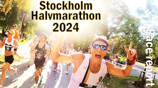 Stockholm Halvmarathon 2024  Race report vlog [upl. by Ahseek]