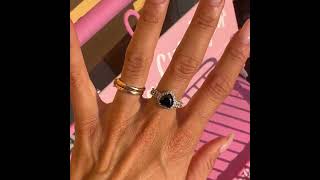 Anello cuore nero ASMR ðŸ–¤ [upl. by Mccutcheon994]