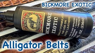 Bickmore Exotic on Alligator Belts in 4k UHD [upl. by Janis725]