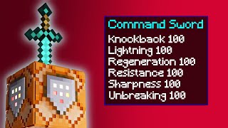 How to get a Command Block Sword in Minecraft Bedrock [upl. by Boiney]