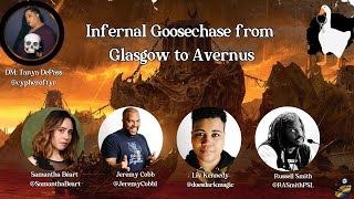 An Infernal Goose Chase from Glasgow to Avernus live from WorldCon Glasgow [upl. by Adnamahs]