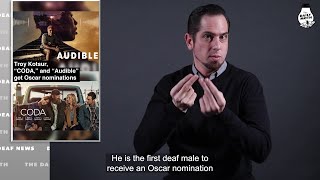 Troy Kotsur “CODA” and “Audible” get Oscar nominations [upl. by Doble]