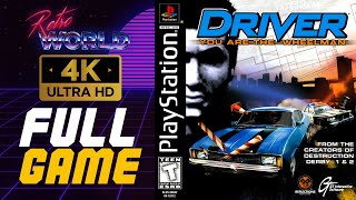 Driver You Are the Wheelman PS1  Playstation Longplay  No Commentary 4K [upl. by Knipe843]