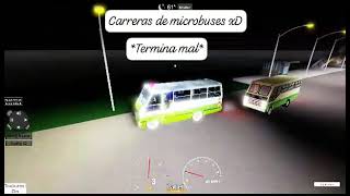 Carreras de microbuses Termina mal [upl. by Retsim]