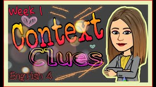 Q2 English 4 Week 1  Using Context Clues Definition and Exemplification [upl. by Dleifniw]