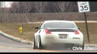 500WHP TURBO 350Z CRAZY LAUNCH [upl. by Namwob]