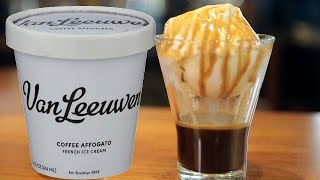 Van Leeuwen Coffee Affogato Ice Cream Tasting [upl. by Becket299]