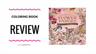 Flower Fairies Coloring Book Review  Cicely Mary Barker [upl. by Baelbeer491]