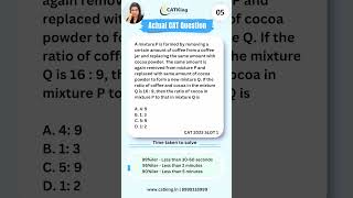 CATKing PYQ series  CAT Quants preparation  Mixtures and Alligation  Actual CAT questions [upl. by Ignacia]