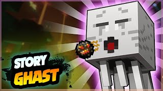 Ghast Story Minecraft  Why are Ghast Sad and Crying   Minecraft Stories 6 [upl. by Aticilef]