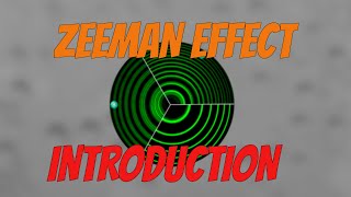 Introduction to the Normal and Anomalous Zeeman Effect  Quantum Mechanics 2 lectures [upl. by Etty]