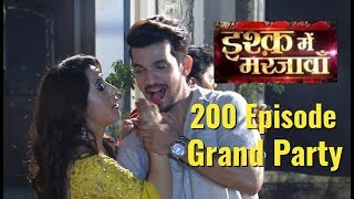 UNCUT Ishq Mein Marjawan Serial 200 Episode Grand Party  Arjun Bijlani  Alisha Panwar [upl. by Arica]