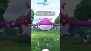 ✨Shiny Kyogre CAUGHT In Pokemon Go✨ shorts pokemon [upl. by Nawud784]