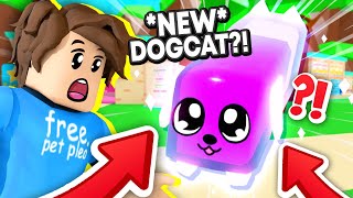 Update 61 NEW DOGCAT Pet And 3 NEW SECRET PETS In BubbleGum Simulator Roblox [upl. by Asilam136]