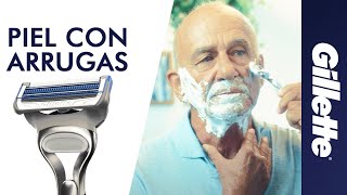 NUEVA Gillette SkinGuard Sensitive La afeitadora ideal para pieles con arrugas [upl. by Onateyac]